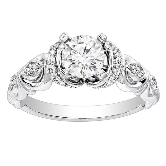Cupid's Diamond Engagement Ring; Diamond .20 ctw
