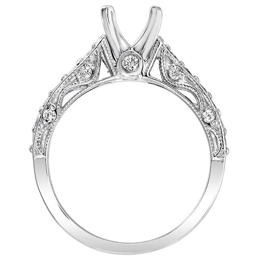 Anya Diamond Engagement Ring in 14K White Gold; 0.55 ctw