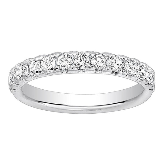 Ladies Diamond Wedding Band; Diamond .74 ctw